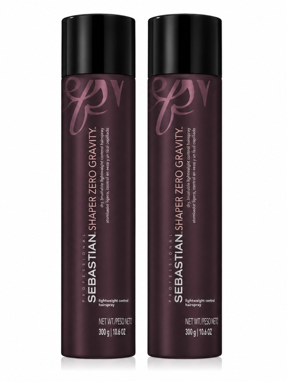 Sebastian Shaper Zero Gravity Lightweight Control Hairspray 10.6 fl.oz Duo Set